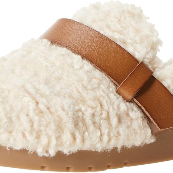 Women's Backless Shearling Memory Foam Mule - Picture 1 of 7